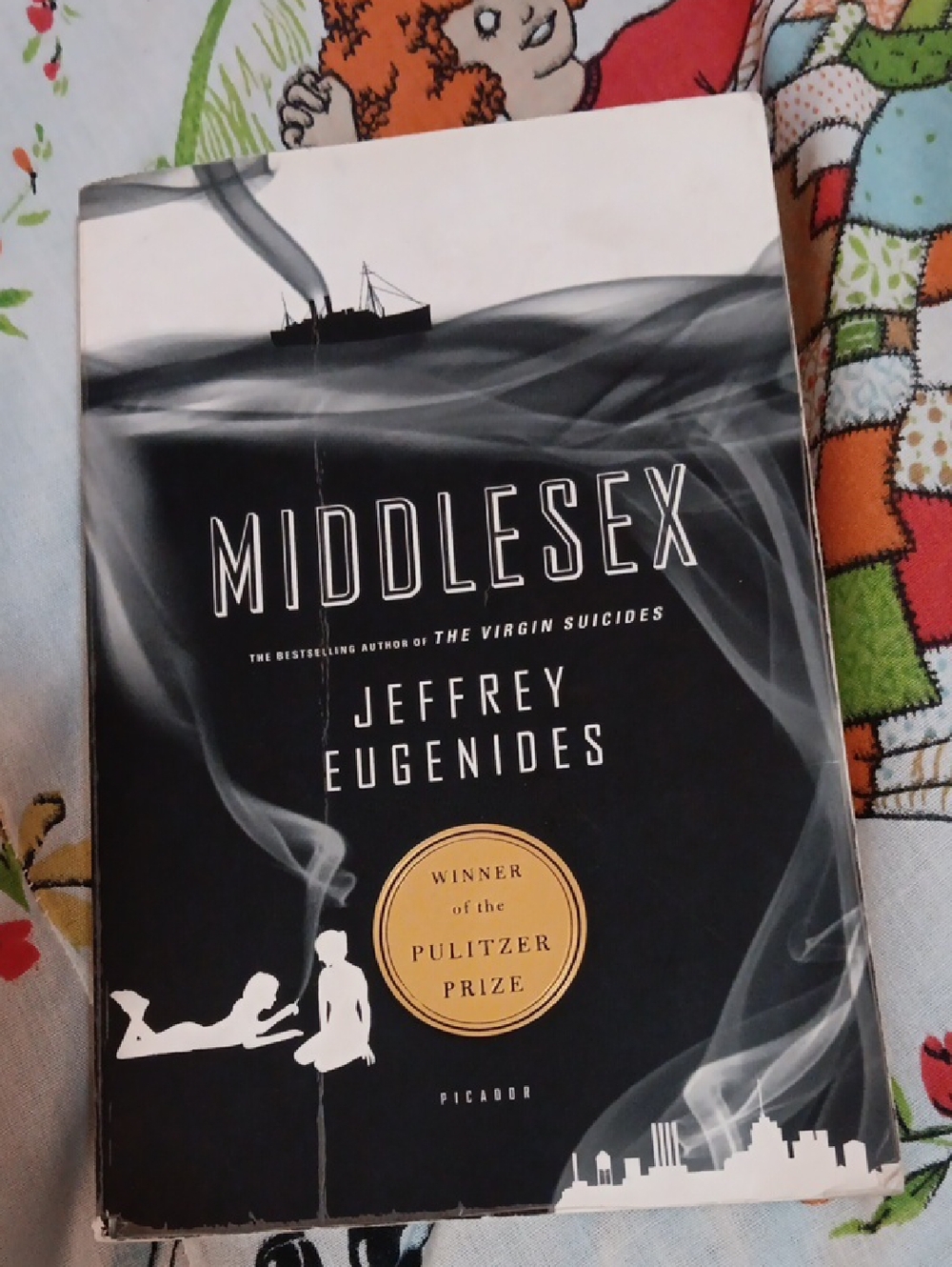 Middlesex by Jeffrey Eugenides — Black Cover Paperback